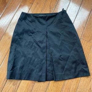 Prada Vintage Black Silky Mini Skirt